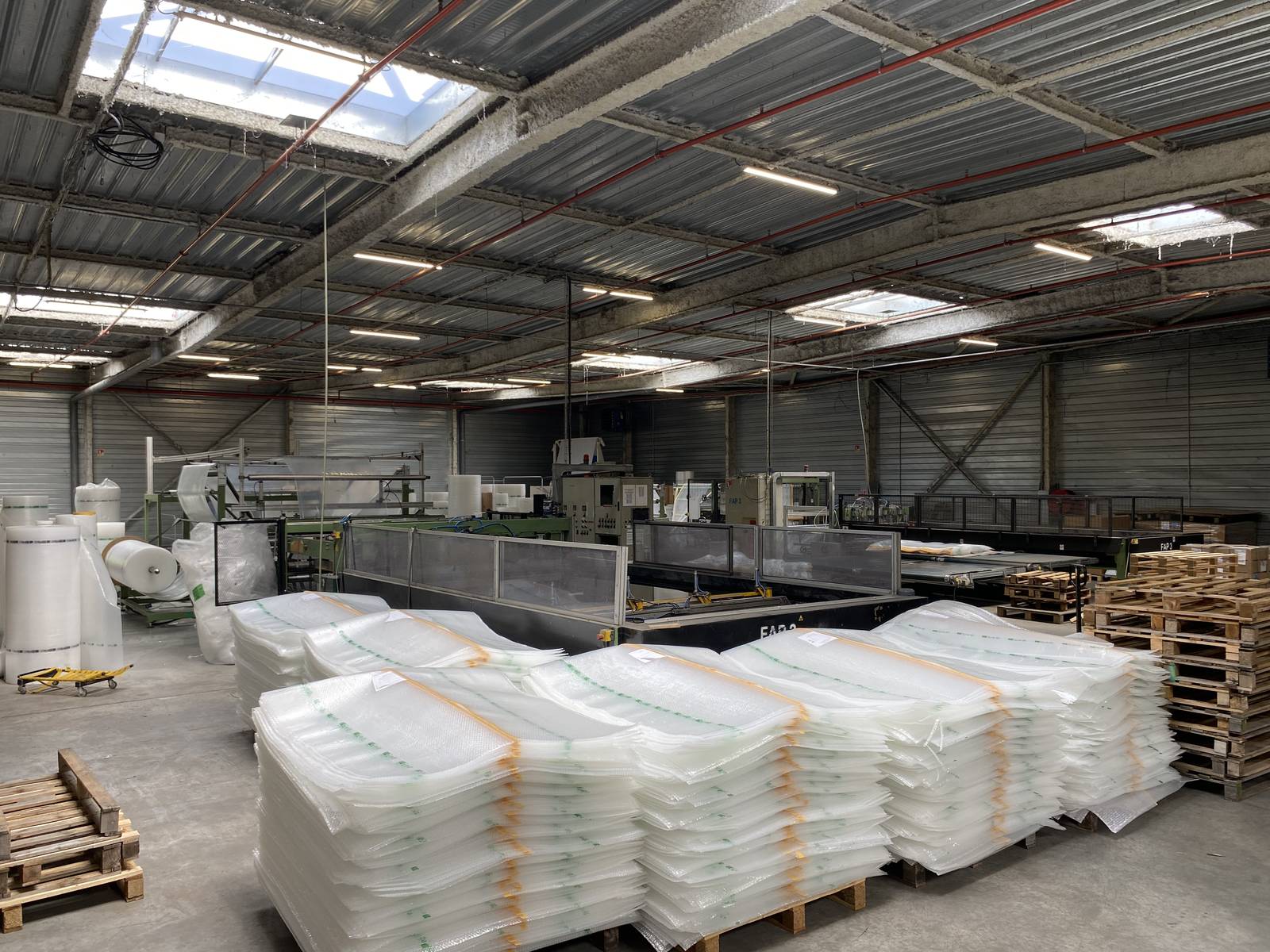 Fin de ligne de production — Emballages Diffusion