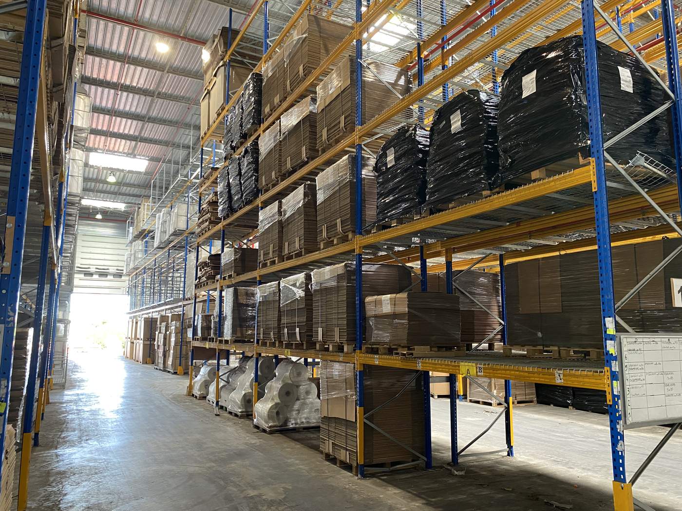 Stockage carton — Emballages Diffusion